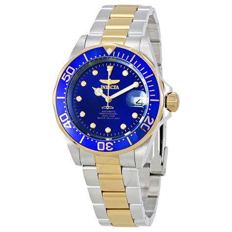 blue invicta rolex|Invicta pro diver dial.